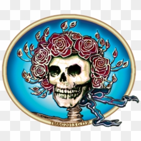 Grateful Dead Bertha Sticker 3" - Decal Grateful Dead Skull Rose, HD Png Download - grateful dead png