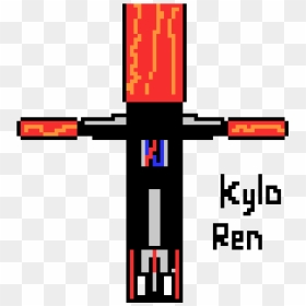 Lightsaber Clipart , Png Download - Pixel Art Kylo Ren Lightsaber, Transparent Png - lightsaber transparent png