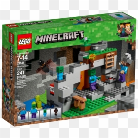 Lego Minecraft Zombie Cave, HD Png Download - minecraft zombie png