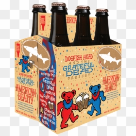Dogfish Head American Beauty - Dogfish American Beauty 6 Pack, HD Png Download - grateful dead png