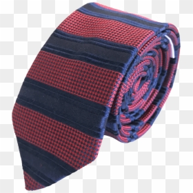 Silk Skinny Tie With Equally Spaced Stripes In Red - Paisley, HD Png Download - horizontal stripes png