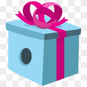 This Would Be The Dick In The Box Emoji - Box, HD Png Download - present emoji png