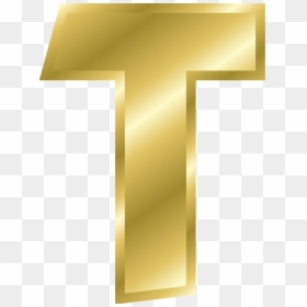 Free Effect Letters Alphabet Gold - Golden Letter T Transparent, HD Png Download - gold letters png