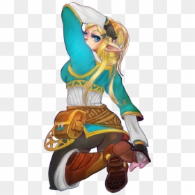 Link Set Zelda Botw - Zelda Botw Png, Transparent Png - princess zelda png