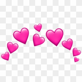 Transparent Heart Emoticon Png - Heart Emoji Png, Png Download - emoji hearts png