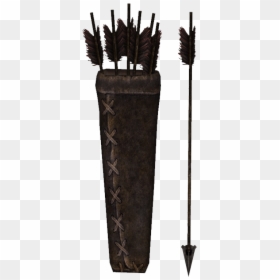 Elder Scrolls Skyrim Iron Arrow - Transparent Quiver And Arrow Png, Png Download - skyrim icon png