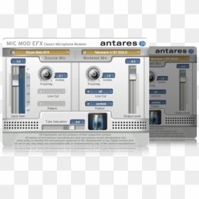 Antares Microphone Modeler, HD Png Download - gold microphone png