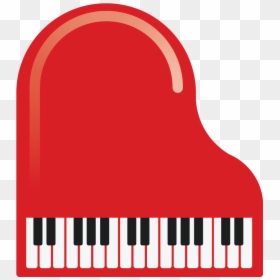 Piano Clipart Toy Piano - Red Piano Png, Transparent Png - piano clipart png