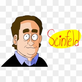 Jerry Seinfeld - Cartoon, HD Png Download - seinfeld logo png