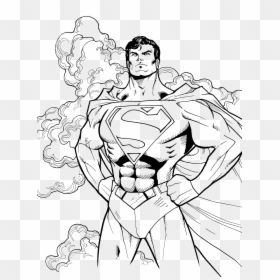Clip Art Desenho Para Colorir Superman - Printable Full Page Superman Coloring Pages, HD Png Download - superman clipart png