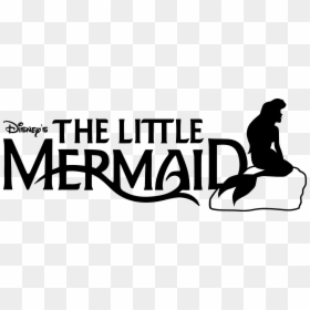Transparent Little Mermaid Logo Png - Black The Little Mermaid Png, Png Download - little mermaid logo png