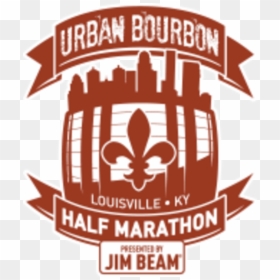 Urban Bourbon Half Marathon Presented By Jim Beam® - Urban Bourbon Half Marathon, HD Png Download - jim beam logo png