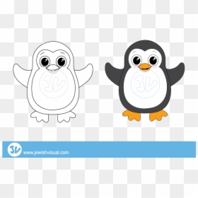 Penguin Clipart - Tranh Vẽ Chim Cánh Cụt, HD Png Download - penguin clipart png