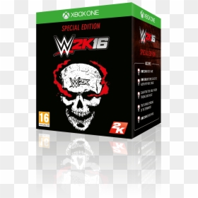 Wwe 2k16 Xb1 Game Se Box 3d Eng - Wwe 2k16 Collector's Edition, HD Png Download - wwe 2k16 logo png