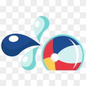 Beach Ball Clipart Party - Logos For Pool Party, HD Png Download - beach ball clipart png