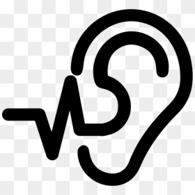 Operating Ear Low Frequency - Ear Png Icon, Transparent Png - ear icon png