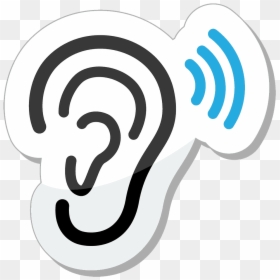 Cartoon Ear Png - Sense Of Hearing Clipart, Transparent Png - vhv