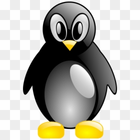 King Penguin Clipart Simple - Computer Penguin, HD Png Download - penguin clipart png