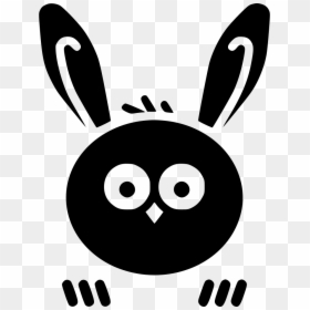 Owl Bunny Rabbit Ears - Cartoon, HD Png Download - ear icon png