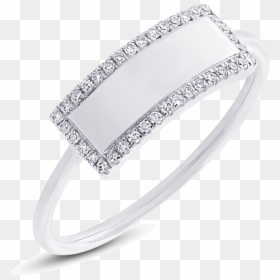 Sc55001986 - White Gold Diamond Bar Ring, HD Png Download - white ring png