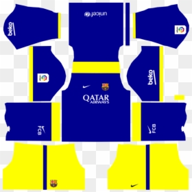 Fc Barcelona Kit Url - Dream League 18 Kits, HD Png Download - barcelona uniforme png
