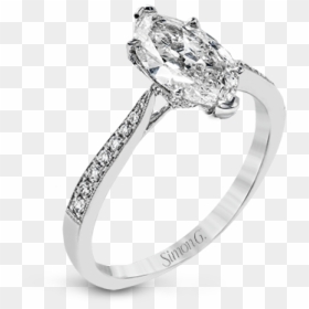 18k White Gold Engagement Ring Tipton"s Fine Jewelry - Engagement Rings, HD Png Download - white ring png