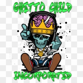 Transparent Ghetto Png - Rapper Hip Hop Cartoon, Png Download - ghetto png