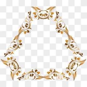 Area,body Jewelry,circle, HD Png Download - gold flourish png