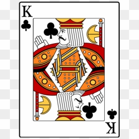 Free King Of Clubs - King Of Hearts Card Clipart, HD Png Download - king card png