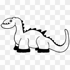 Government Clipart Black And White - Cartoon Dinosaur Transparent Background, HD Png Download - dinosaur cartoon png
