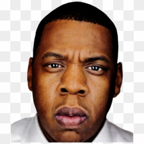Face,forehead,facial Hair,smile,portrait Photography,ear - Jay Z, HD Png Download - human head png