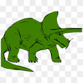 Dinosaurs Clipart Extinct Animal - Clip Art Triceratops, HD Png Download - dinosaur cartoon png