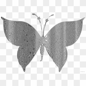 Vector Library Butterfly Clipart Free Black And White, HD Png Download - white butterfly png