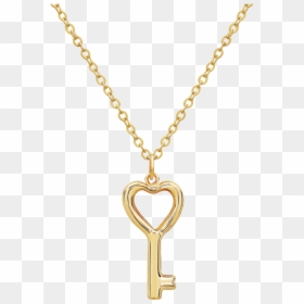 Tanishq Lightweight Gold Necklace Designs With Price, HD Png Download - gold key png