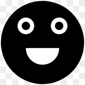 Emoticon, Smiley, Caritas, Negro, Cara, Feliz, Sonrisa - Emoticon, HD Png Download - carita feliz png