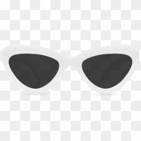 Sunglasses, HD Png Download - white butterfly png