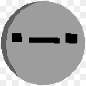 Silver Blank Face - Rolling Ball Pixel Art, HD Png Download - blank face png