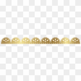 Gold Lace Border Png - Gold Vintage Border Png, Transparent Png - gold lace png