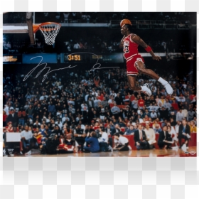 Basketball Michael Jordan Dunk, HD Png Download - michael jordan dunk png