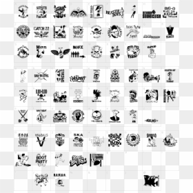 Clip Art Stencil Punks Logos Download - Background Band Logo Png, Transparent Png - kiss band png