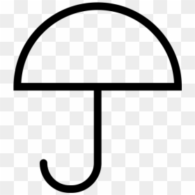 Umbrella Line Icon, HD Png Download - umbrella icon png