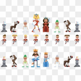 Chess Pieces Funny Clipart, HD Png Download - king chess piece png