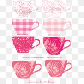 Vintage Tea Cup Clip Art Free Teacups Clipart And Digivintage - Tea Cup Tag Printable, HD Png Download - tea cups png