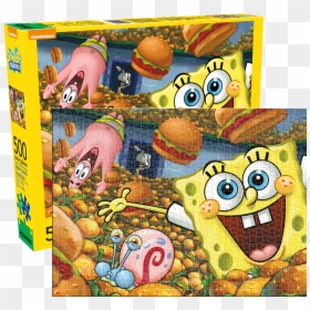 Spongebob 3000 Piece Puzzle, HD Png Download - bob esponja png