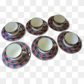Suite Of Six "bone China - Saucer, HD Png Download - tea cups png