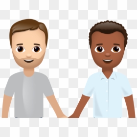 Interracial Emoji Love Wins After Global Campaign By - 2 Interracial Boys Holding Hands Emojis, HD Png Download - couple emoji png