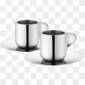 Tea Set Png Transparent Images - Georg Jensen Espresso Cups, Png Download - tea cups png