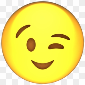 Winky Face Emoji Png, Transparent Png - vhv