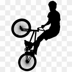 Bmx Bike Bicycle Cycling Bmx Racing - Bmx Png, Transparent Png - bike silhouette png