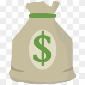 Money Bag Icon - Money Bag Flat Png, Transparent Png - money bag icon png